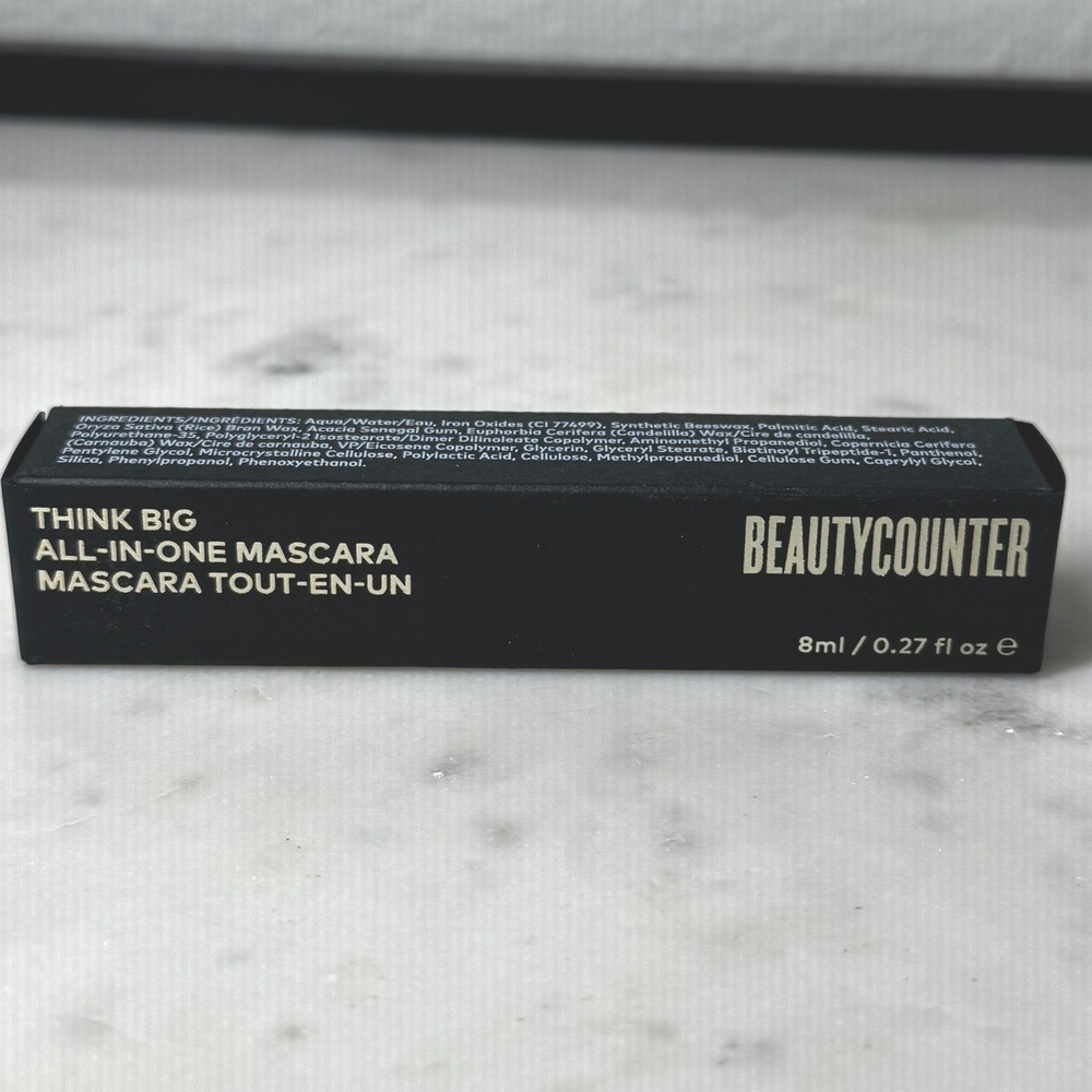 Beautycounter Think Big All-In-One Mascara Better Black 8ml Clean BeautyNEW